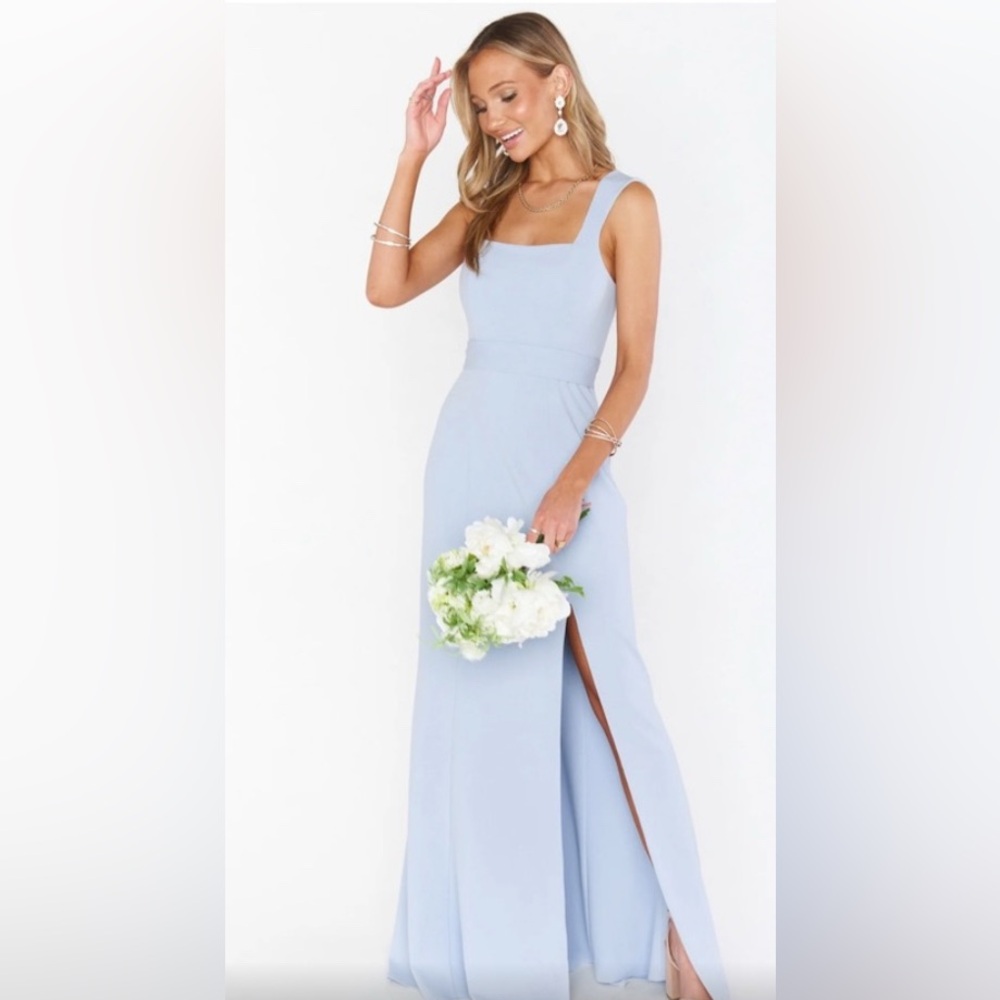 Show Me Your MuMu Paris Gown Steel Blue